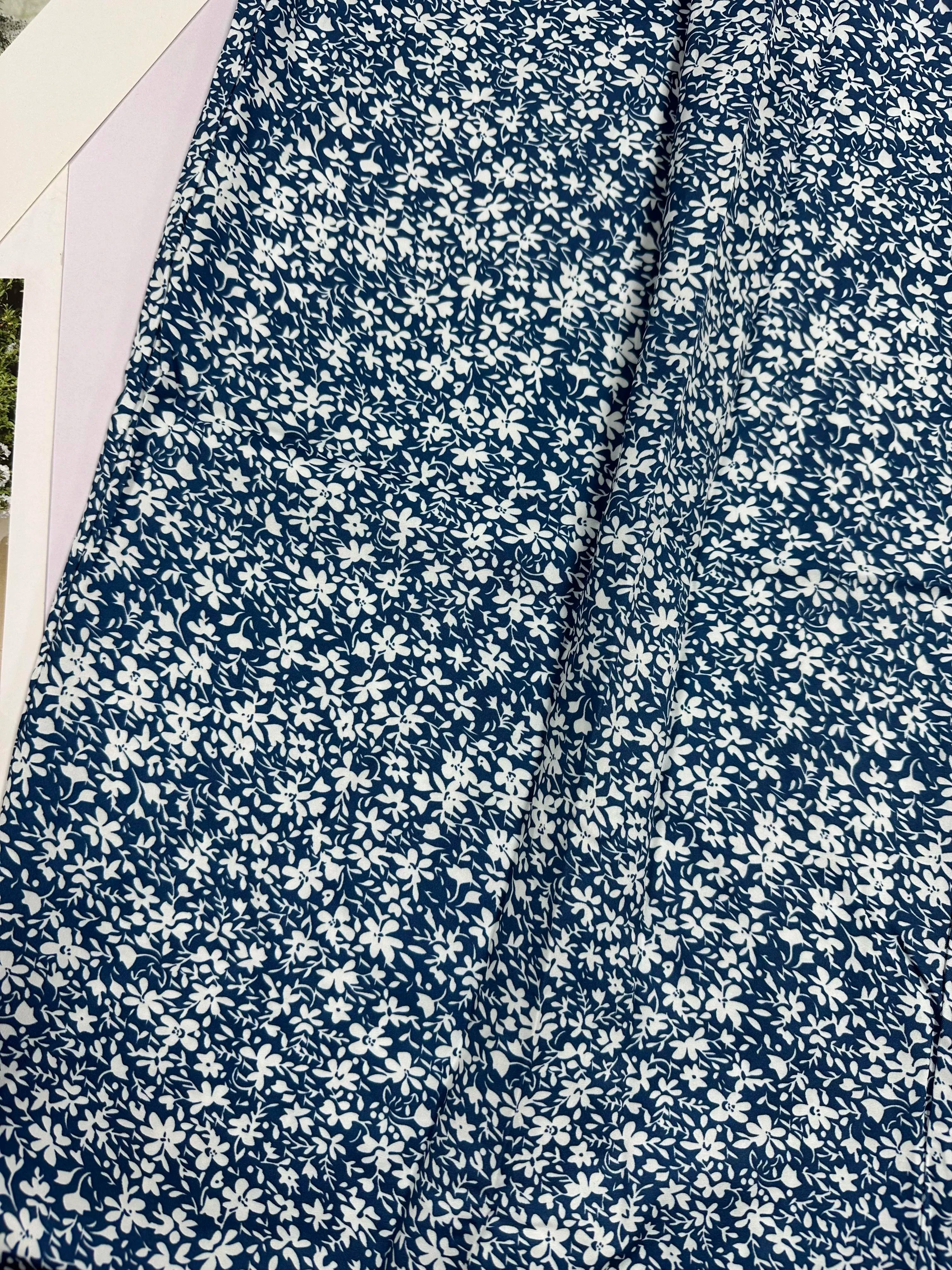 2024 New Red Green Blue Black Floral High-Waisted Bell-Bottoms Pants Loose and Comfortable Slim Ladies Design Feeling Pants