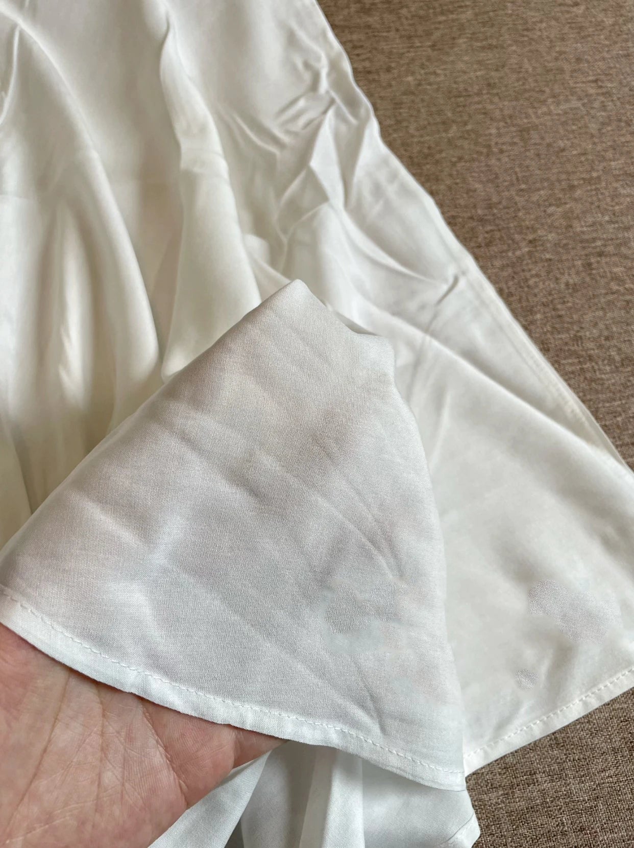 White Button-down Pleated Midi Skirt Women Streetwear Simple Loose Cotton Full A-line Skirts Sweet Preppy Style Cute Faldas Y2K