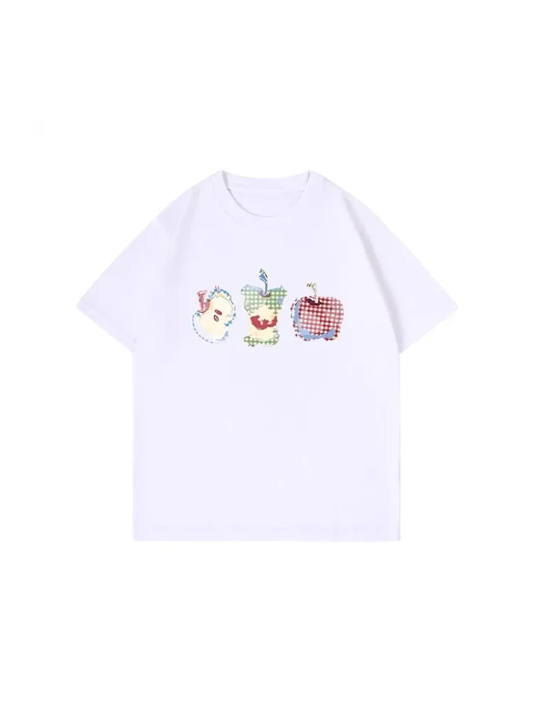 Women's Summer New Arrival Printed Design American Harajuku Personality Graphic T Shirts Aesthetic Vintage Summer Streetwear Y2K